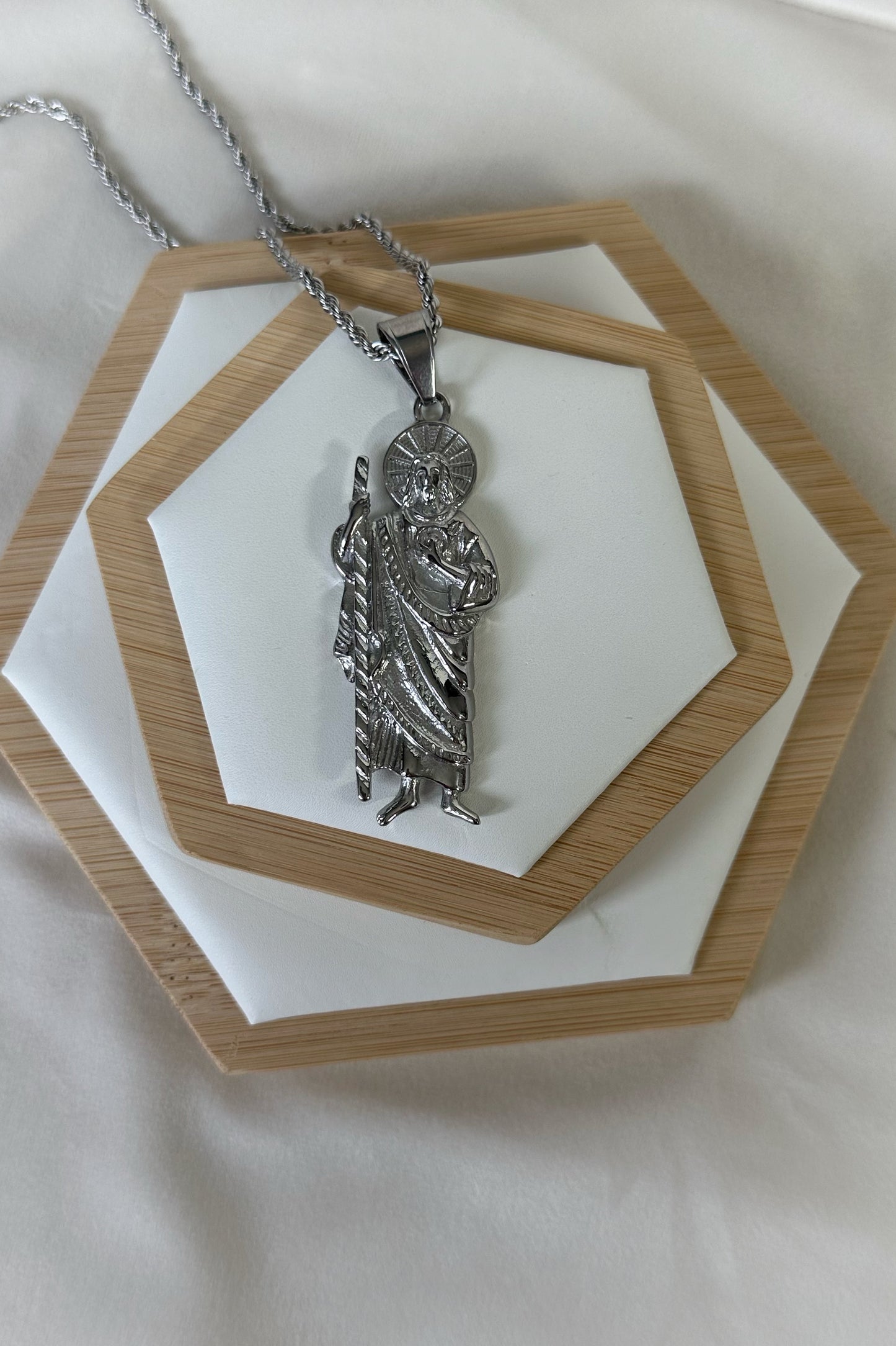 XL St Jude Necklace Solid Color