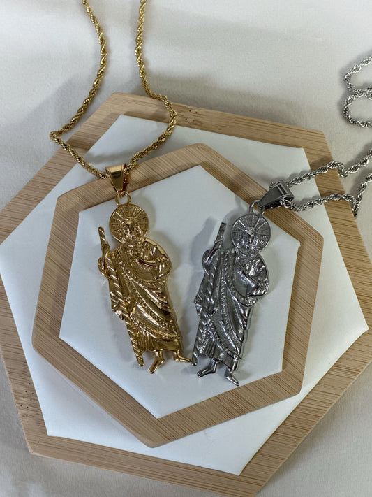 XL St Jude Necklace Solid Color