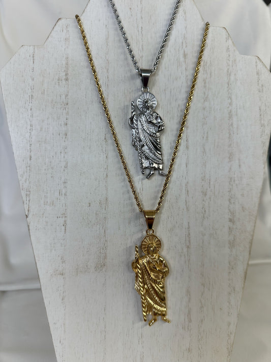 XL St Jude Necklace Solid Color