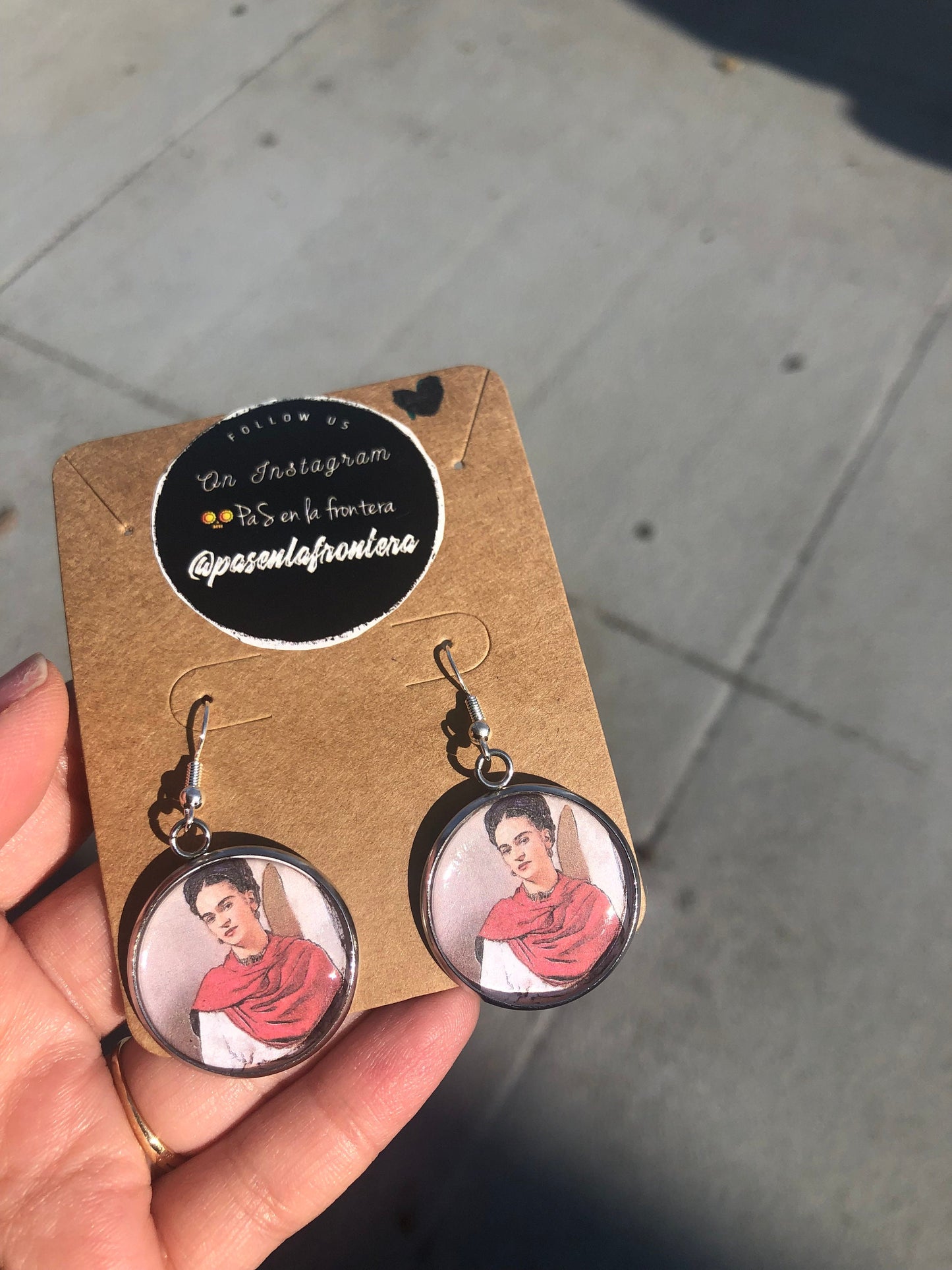 Photo Earrings- Karol G, Bad Bunny, Frida Kahlo, Soraya or Make Your Own!