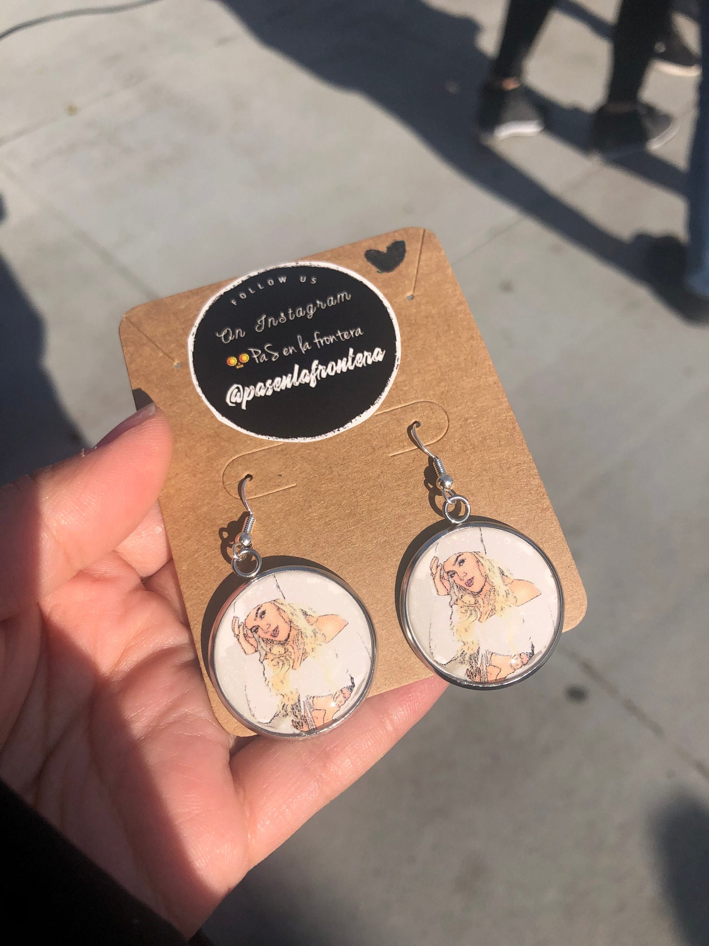 Photo Earrings- Karol G, Bad Bunny, Frida Kahlo, Soraya or Make Your Own!