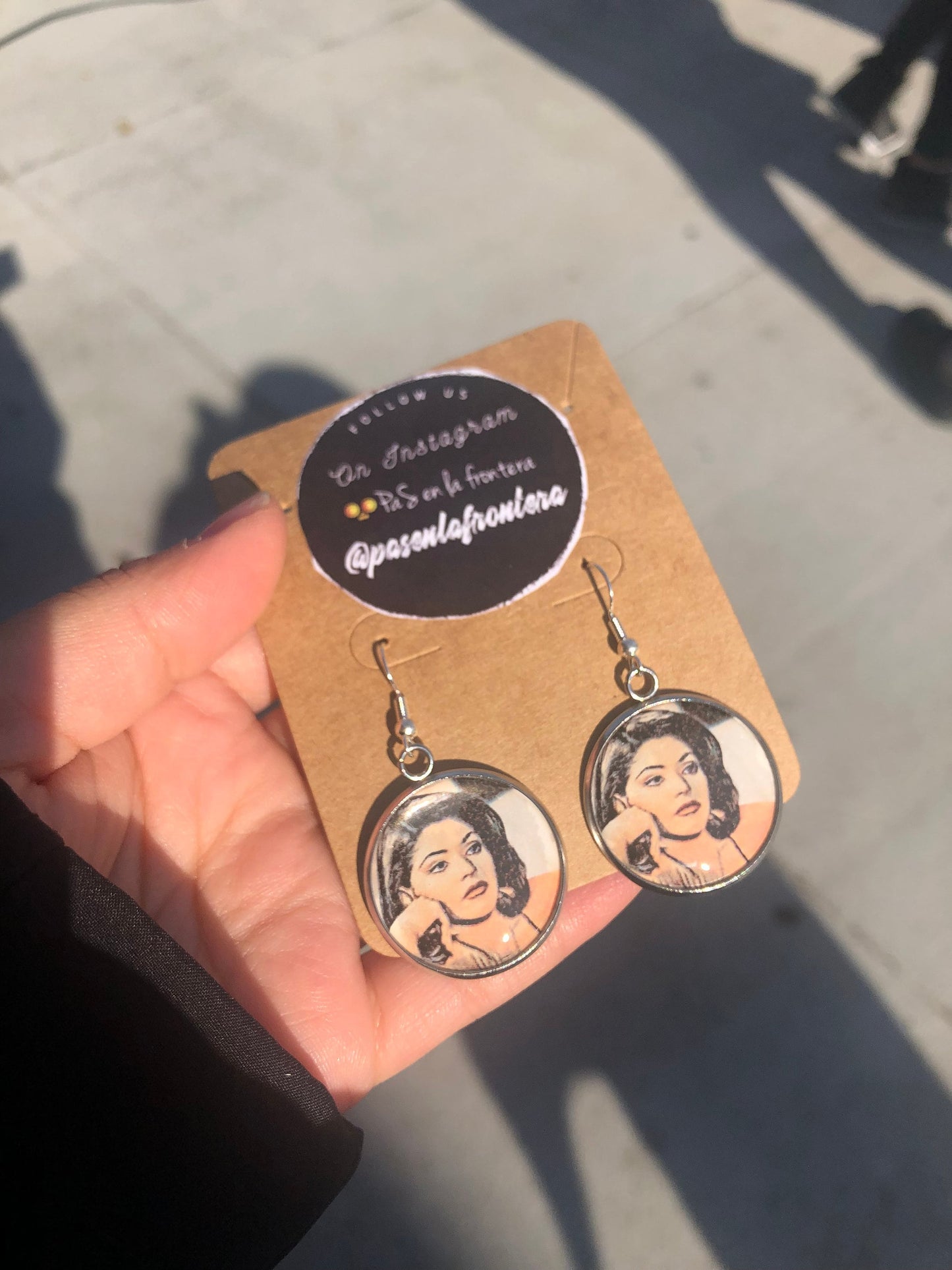 Photo Earrings- Karol G, Bad Bunny, Frida Kahlo, Soraya or Make Your Own!