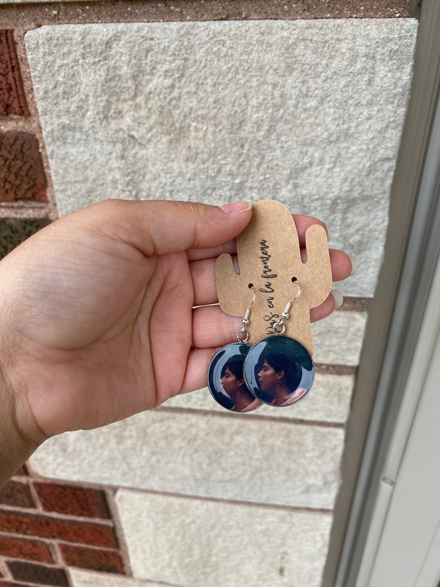 Photo Earrings- Karol G, Bad Bunny, Frida Kahlo, Soraya or Make Your Own!