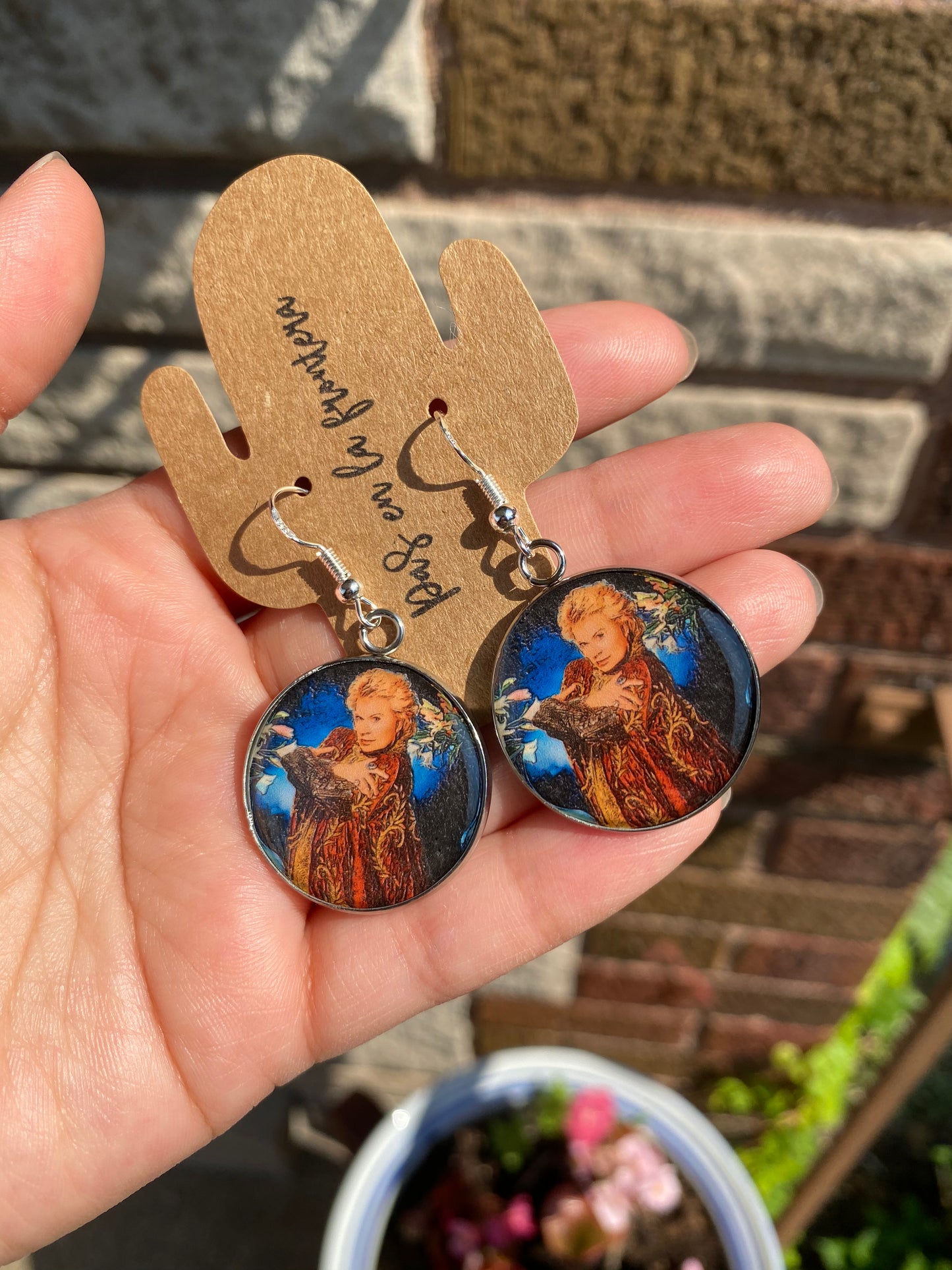 Photo Earrings- Karol G, Bad Bunny, Frida Kahlo, Soraya or Make Your Own!