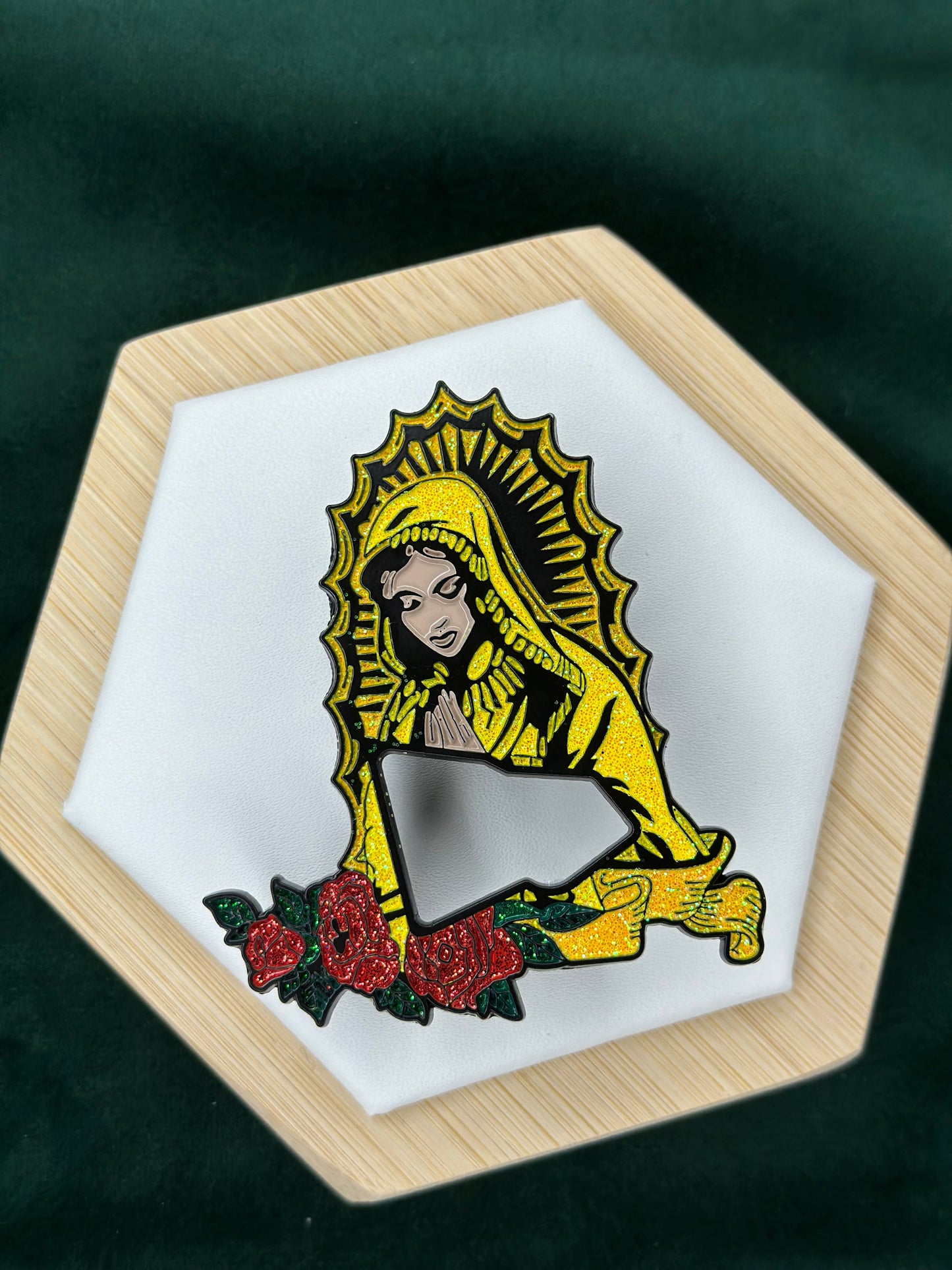 Virgen de Guadalupe Hat Pin