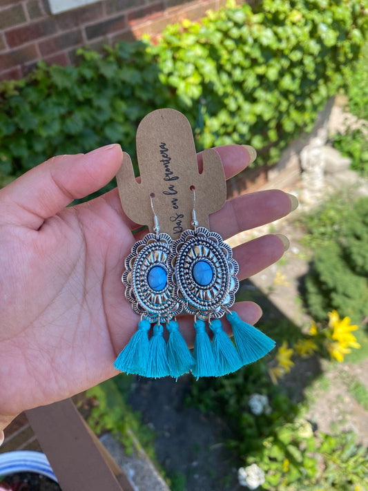 Concho Earrings, Western Earrings