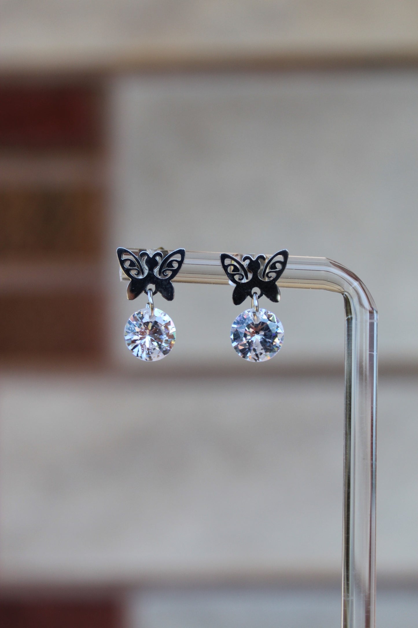 Butterfly Stainless Steel Earrings