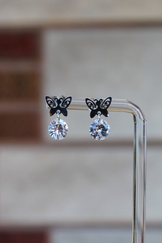 Butterfly Stainless Steel Earrings