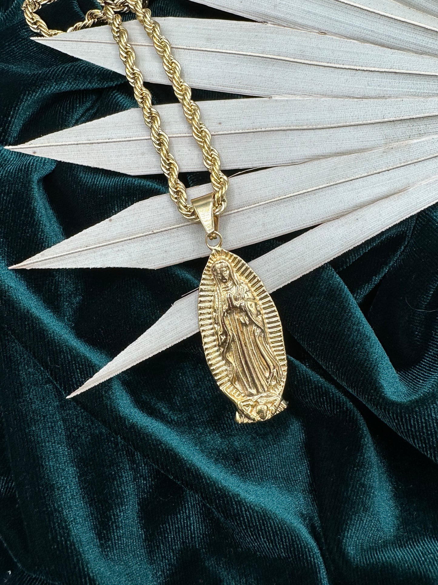 Large Virgen de Guadalupe Chain